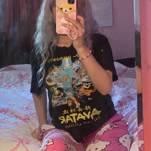 Avatar The Last Airbender Black Graphic T-Shirt - Picture 7 of 7